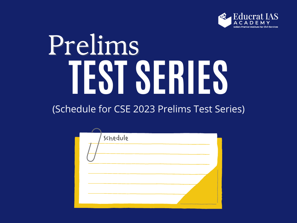 Prelims Test Series Schedule