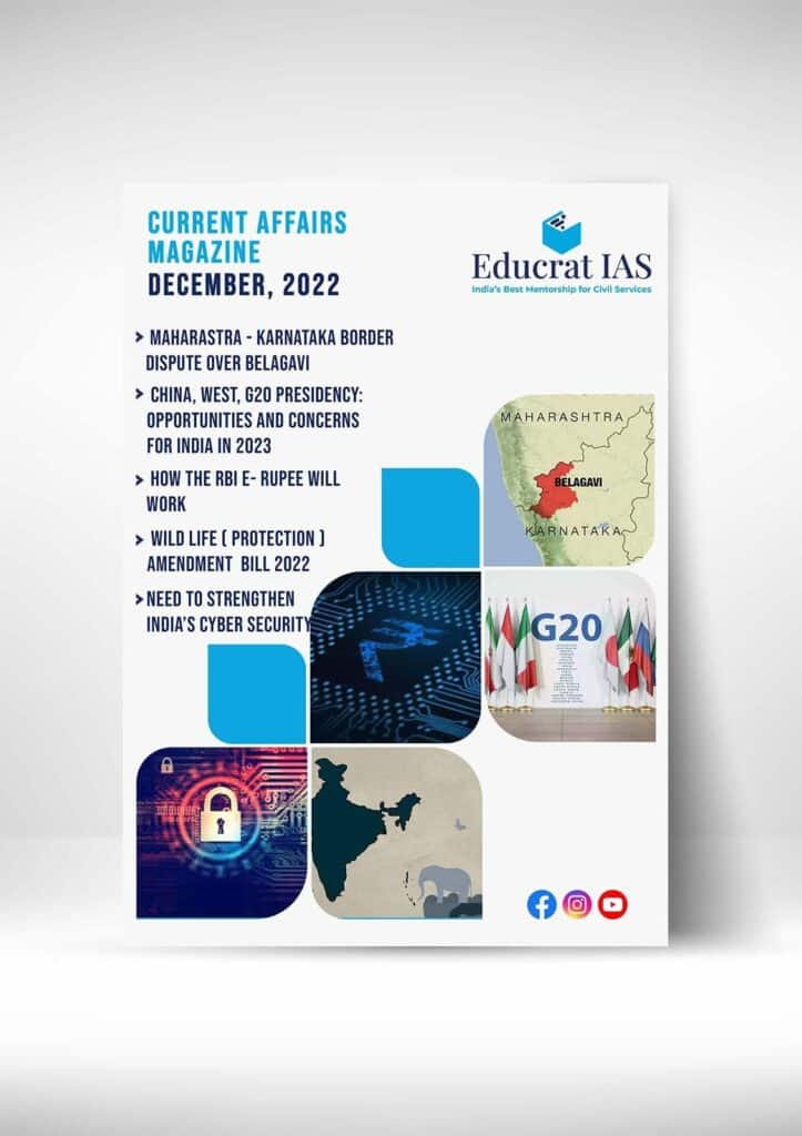 Download Educrat IAS Current Affairs Magazine - December 2022