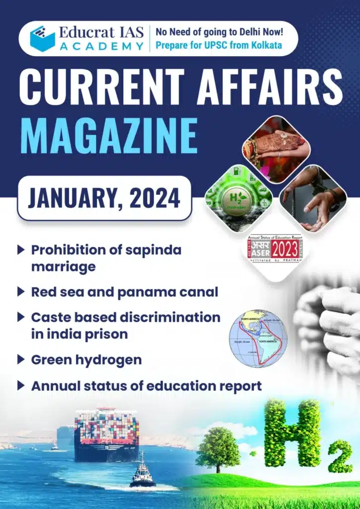Download Educrat IAS Current Affairs Magazine - January 2024
