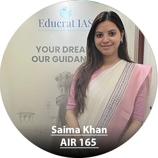UPSC topper Saima Khan