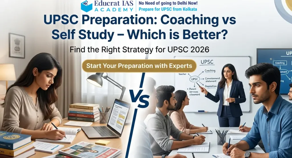 UPSC Preparation: Coaching vs Self Study - Which is better?