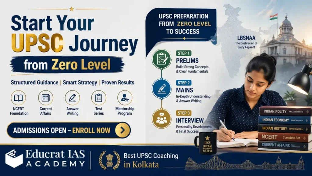 Start your UPSC journey from Zero Level