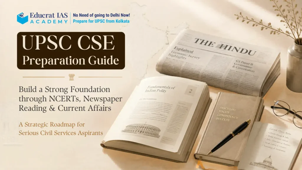 UPSC 2027 Preparation Strategy: NCERT, Newspaper Reading & Current Affairs Plan