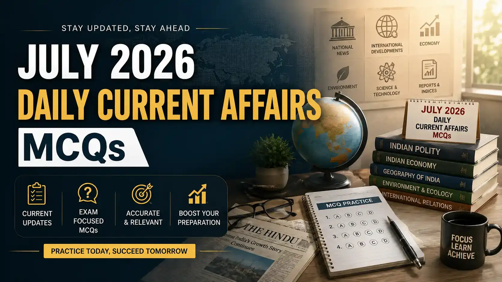 July 2026 Daily Current Affairs MCQs