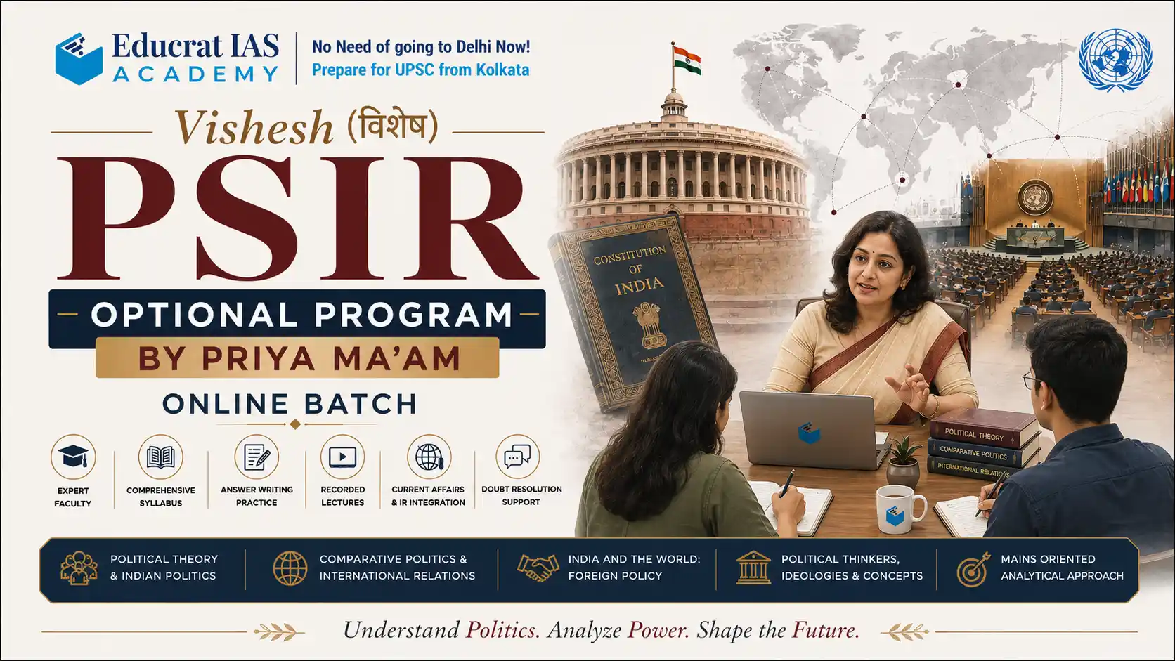 PSIR Optional Program by Priya Ma'am