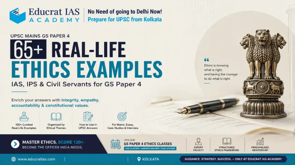 UPSC Ethics Examples: 65+ Real-Life IAS, IPS & Civil Servant Examples for GS Paper 4