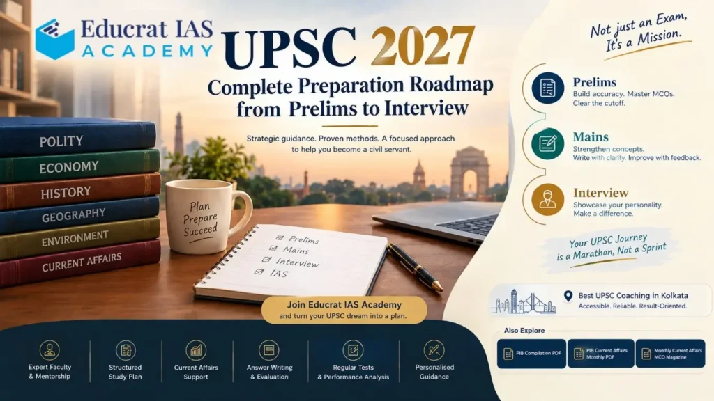 UPSC 2027 Complete Preparation Roadmap from Prelims to Interview