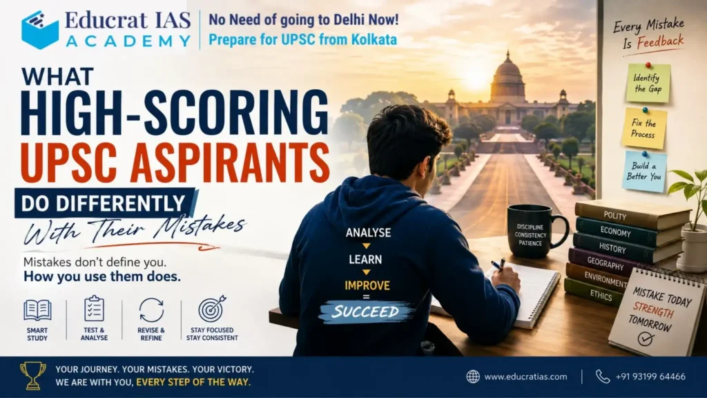 What High-Scoring UPSC Aspirants Do Differently With Their Mistakes