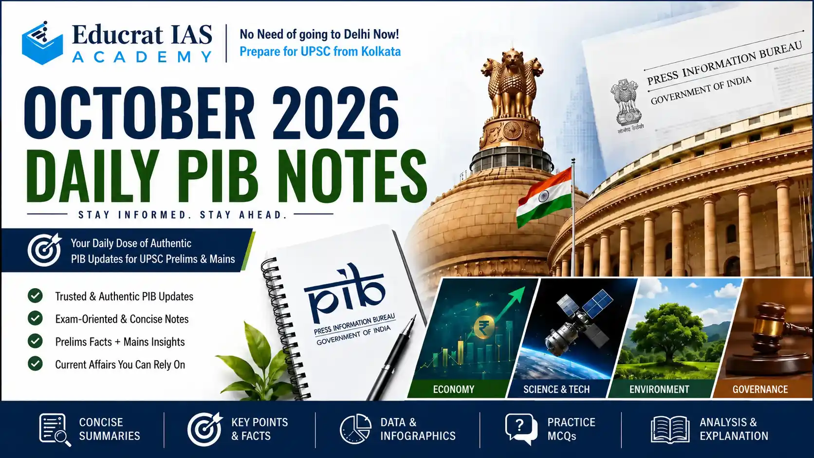 October 2026 Daily PIB Notes Image