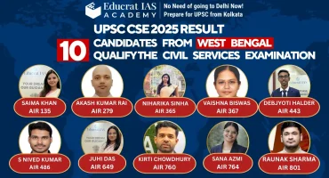 10 Candidates From West Bengal Qualify civil services Examination