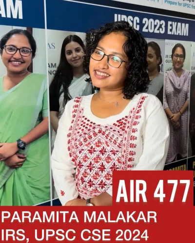 UPSC Topper Paramita Malakar, AIR 477